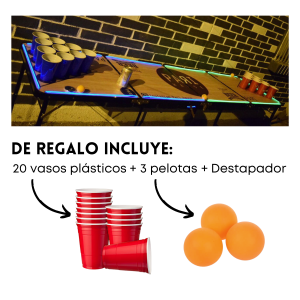 Mesa Beerpong Led
